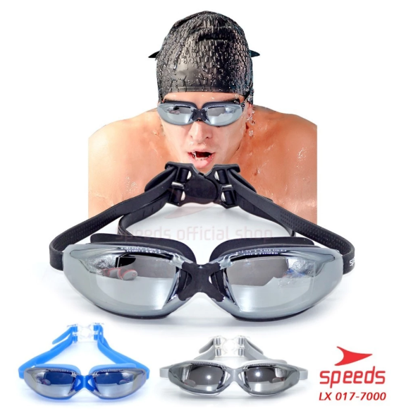 SPEEDS Kacamata renang Miror ANTI FOG & UV PROTECTION