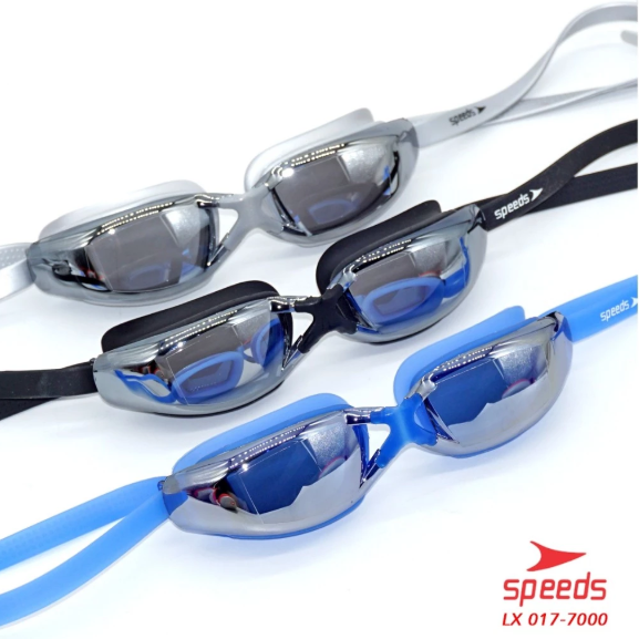 SPEEDS Kacamata renang Miror ANTI FOG & UV PROTECTION